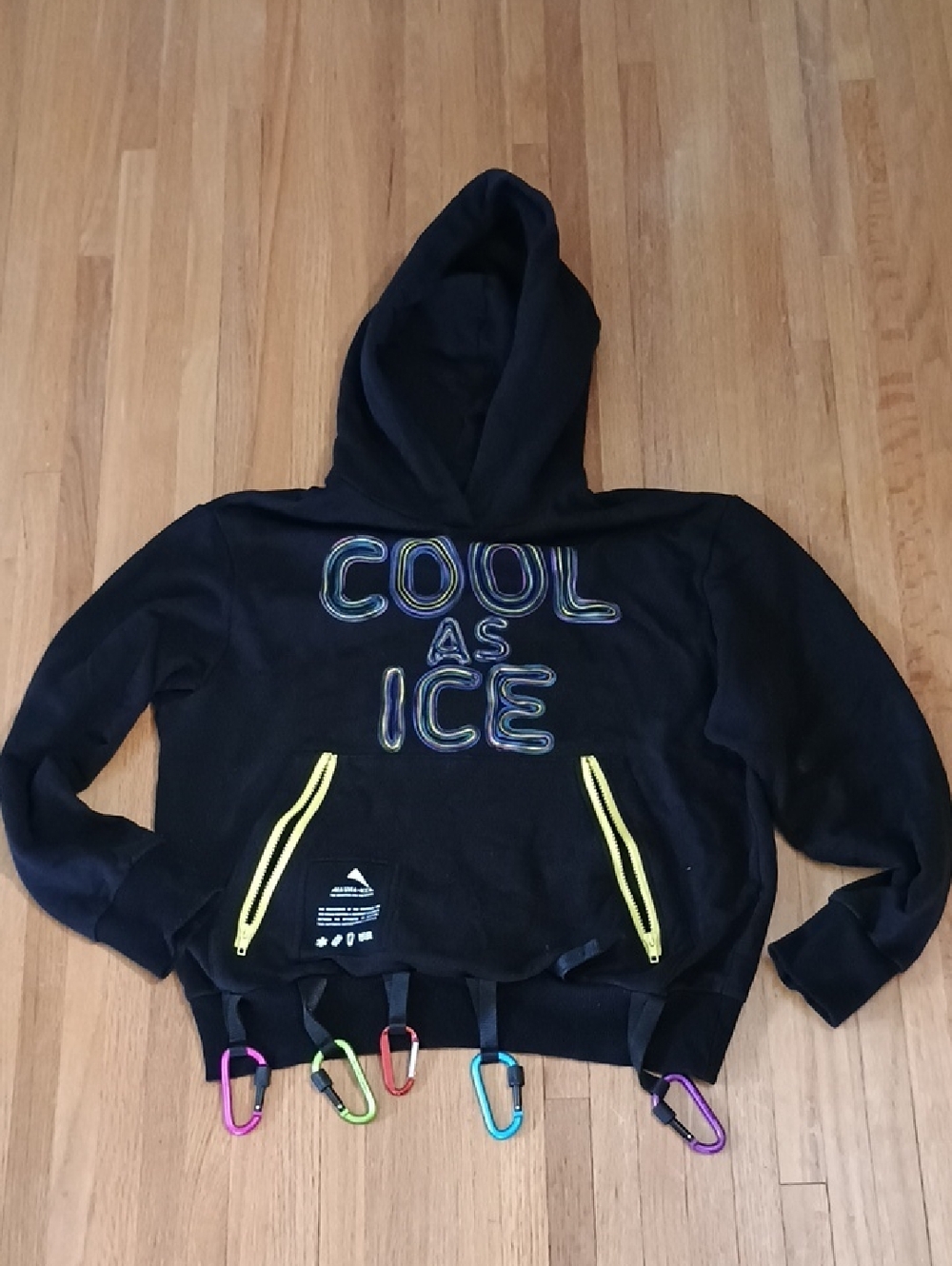 MAUNA-KEA Black Hooded Sweatshirt with Subtle Logo